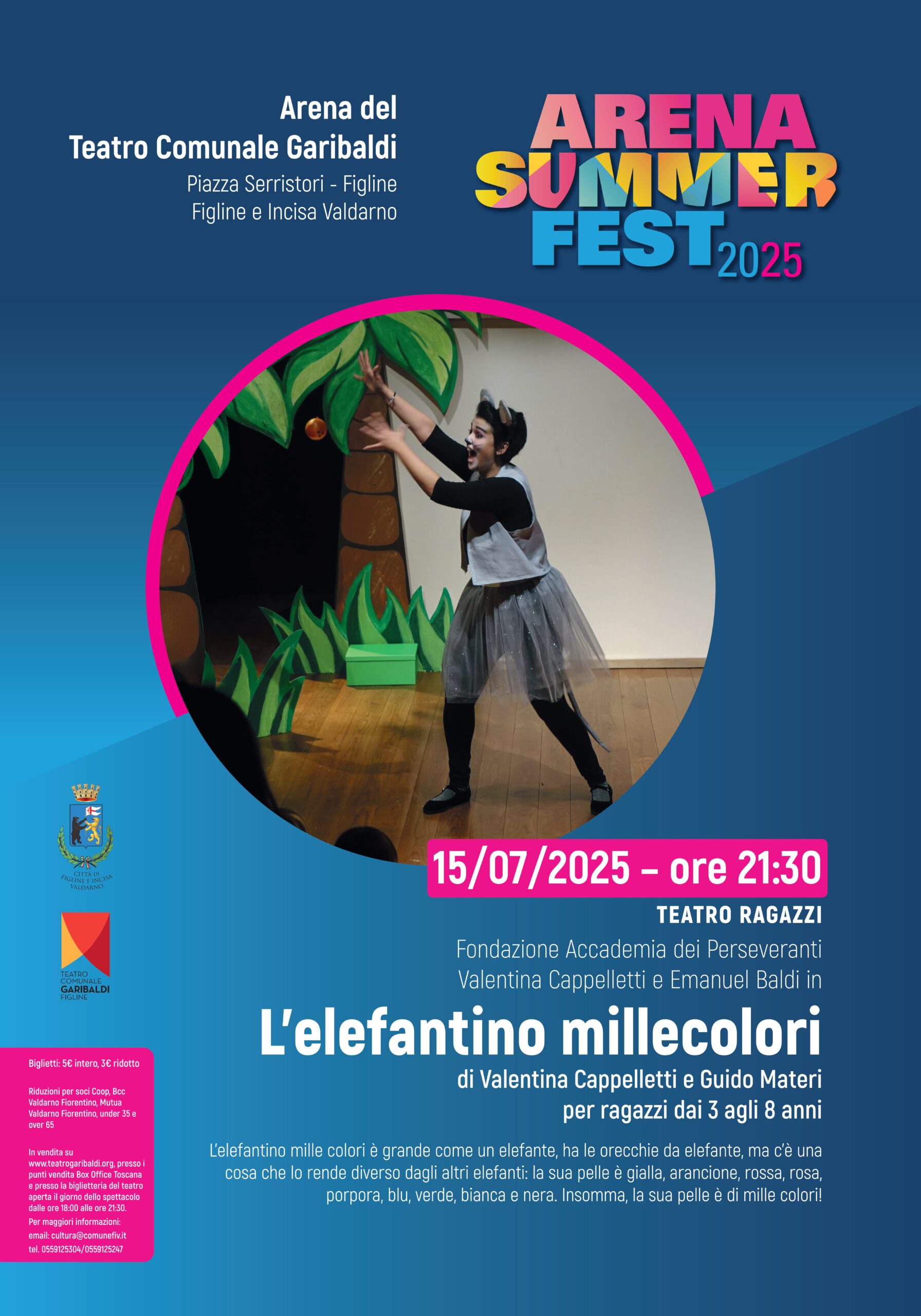 Spettacolo teatrale per bambini “L’elefantino millecolori” – Arena Summer Fest Immagine anteprima