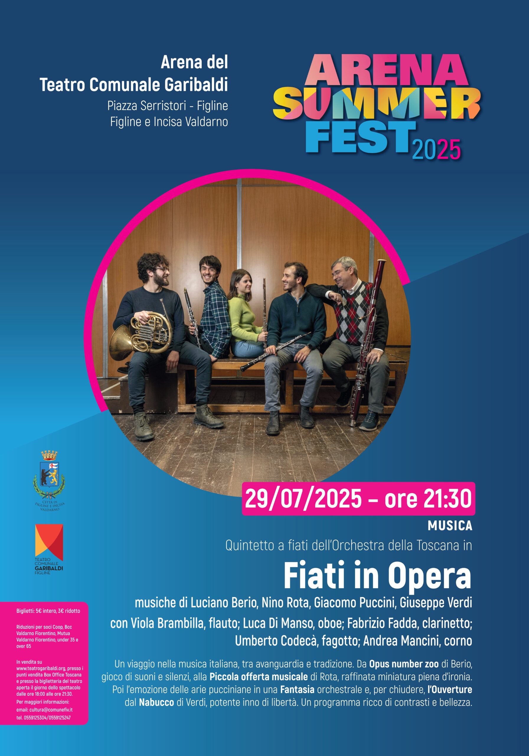 Concerto “Fiati in Opera” – Arena Summer Fest Immagine anteprima