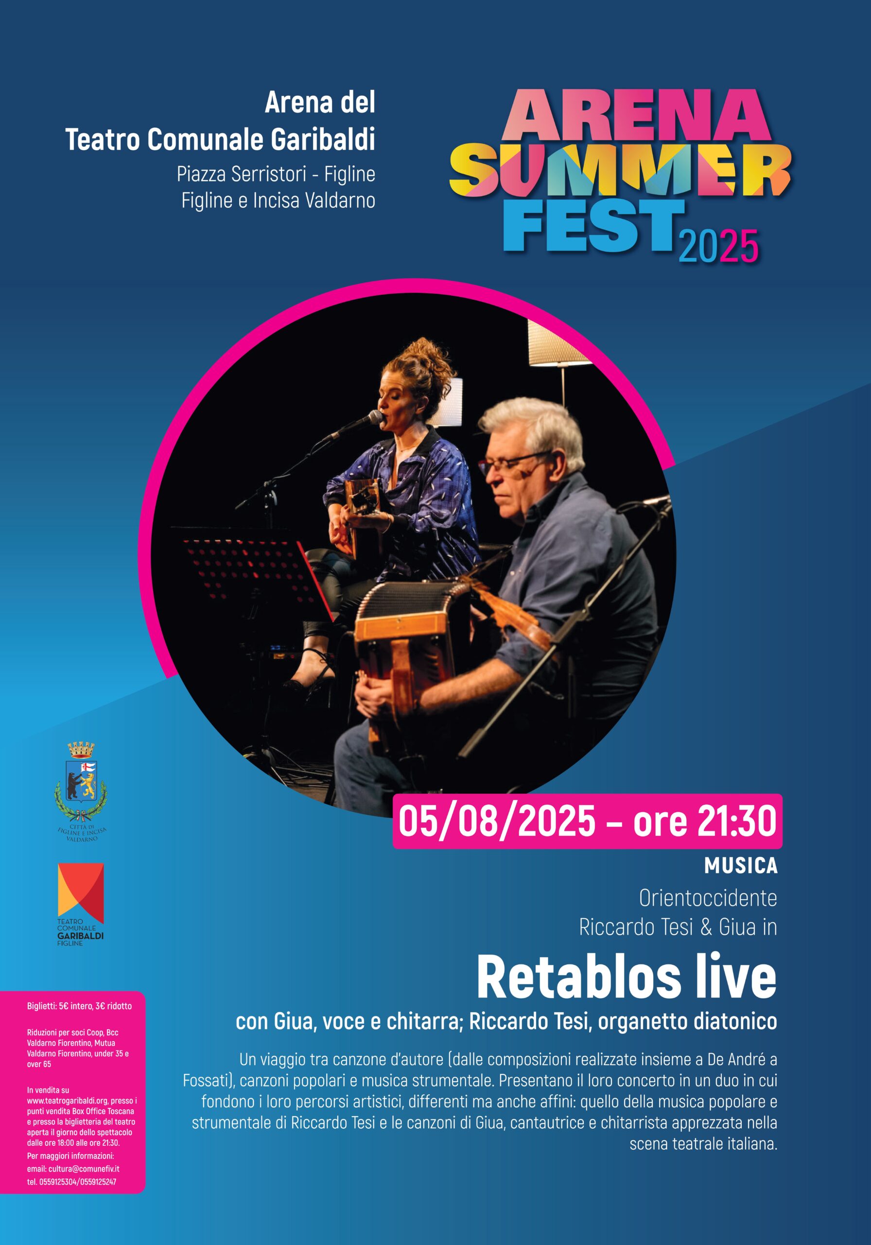Concerto “Retablos live” – Arena Summer Fest Immagine anteprima