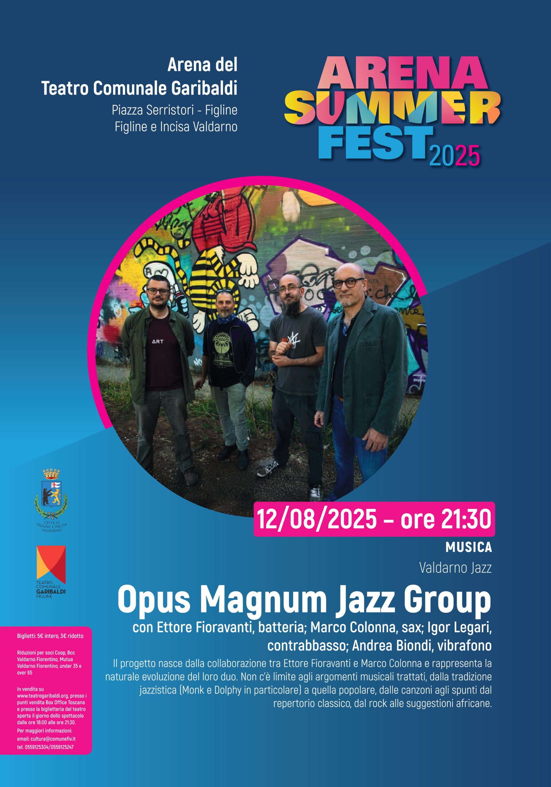 Concerto “Opus Magnum Jazz group” – Arena Summer Fest Immagine anteprima